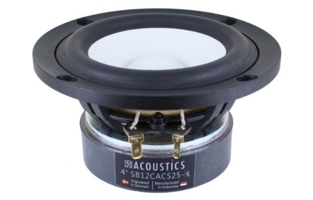 SB Acoustics SB12CACS25-4, 4-calowy głośnik niskotonowy/średniotonowy w grupie Audio domowe / DIY / Przetworniki głośnikowe u BRL (832SB12CACS254)