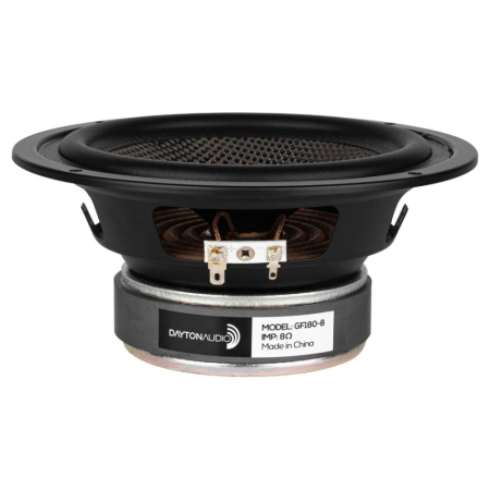 Dayton Audio GF180-8, 6.5-calowy średniobas/średniotonowy 8 Ohm w grupie Audio domowe / DIY / Przetworniki głośnikowe u BRL (860GF1808)