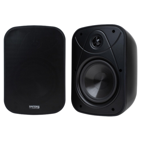 Dayton Audio IO65XP, aktywne 6,5-calowe głośniki zewnętrzne, czarna para w grupie Nowości u BRL (860IO65XPB)