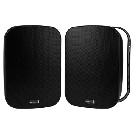 Dayton Audio IO65XTB, 6,5-calowy głośnik zewnętrzny z obsługą 70/100V, czarna para w grupie Nowości u BRL (860IO65XTB)
