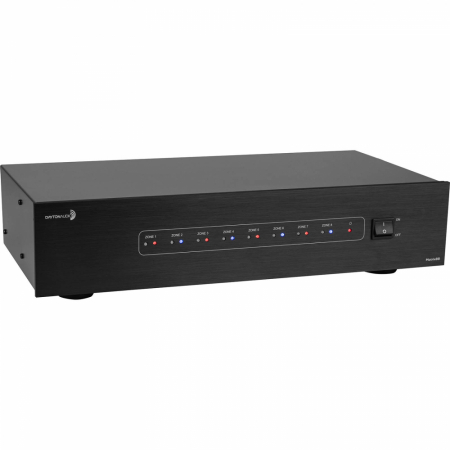 Dayton Audio Matrix88, elastyczny przedwzmacniacz multiroom z 8 strefami i siecią w grupie Audio domowe / Wzmacniacze / Multiroom i przełączniki głośnikowe u BRL (860MATRIX88)