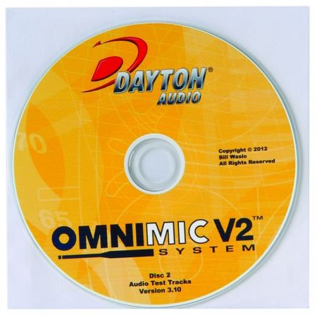 Dayton Audio OMCD Version 3 Test Track CD w grupie Audio domowe / Akcesoria / Sprzęt pomiarowy i kalibracyjny u BRL (860OMCD)