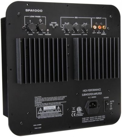 Dayton Audio SPA1000 w grupie Audio domowe / Wzmacniacze / Wzmacniacze subwooferowe u BRL (860SPA1000)