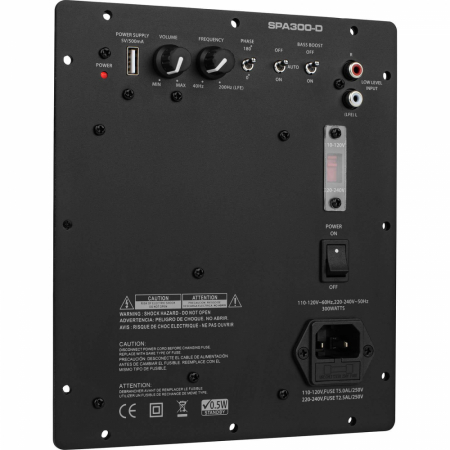 Dayton Audio SPA300-D, 300 W wzmacniacz do zabudowy do subwoofera w grupie Audio domowe / Wzmacniacze / Wzmacniacze subwooferowe u BRL (860SPA300D)