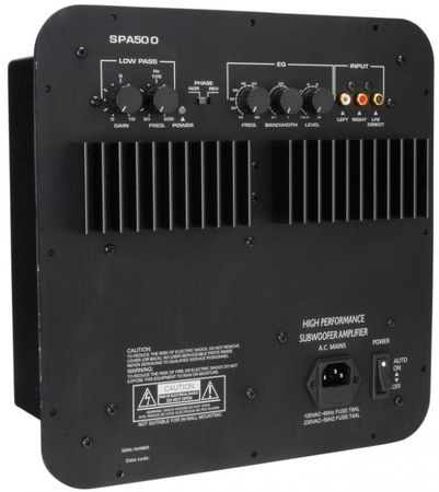 Dayton Audio SPA500 w grupie Audio domowe / Wzmacniacze / Wzmacniacze subwooferowe u BRL (860SPA500)
