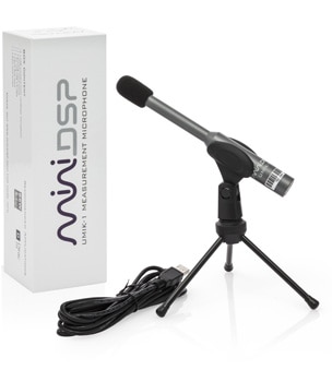 MiniDSP UMIK-1, mikrofon pomiarowy USB w grupie Audio domowe / Akcesoria / Sprzęt pomiarowy i kalibracyjny u BRL (865UMIK1)