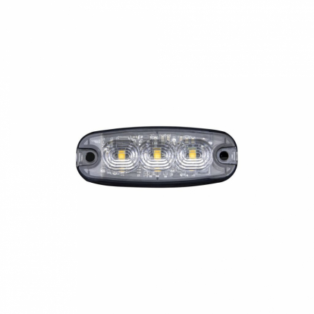 Strands światło błyskowe 3 LED, przezroczysta soczewka w grupie Car audio / Oświetlenie LED / Lampy LED / Światła stroboskopowe u BRL (871850201HPA)