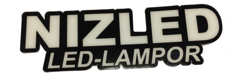 Naklejka Nizled 9,9x3,4cm w grupie Car audio / Oświetlenie LED / Enduro / Akcesoria u BRL (871DEKAL10)
