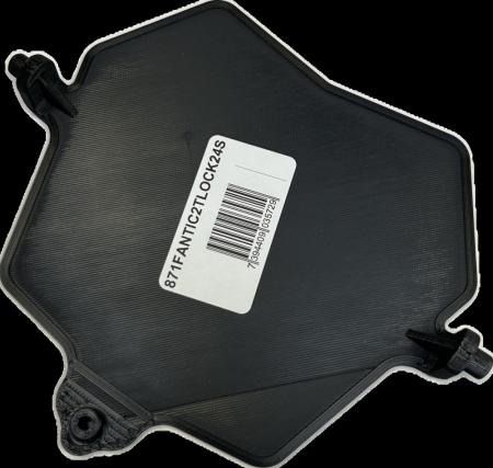 Płyta ochronna obudowy lampy Fantic 2-suw 2024- czarna w grupie Car audio / Oświetlenie LED / Enduro / Co pasuje do mojego motocykla / Fantic / 2024- u BRL (871FANTIC2TLOCK24S)