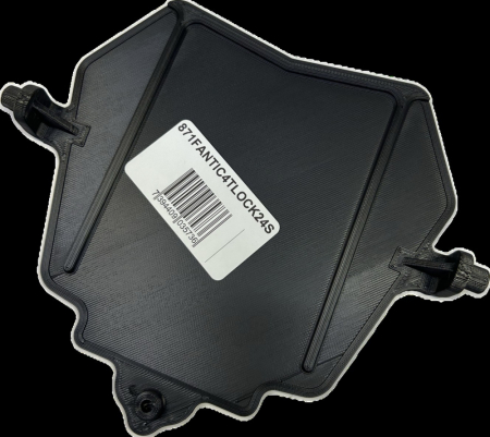 Płyta ochronna obudowy lampy Fantic 4-suw 2024- czarna w grupie Car audio / Oświetlenie LED / Enduro / Co pasuje do mojego motocykla / Fantic / 2024- u BRL (871FANTIC4TLOCK24S)