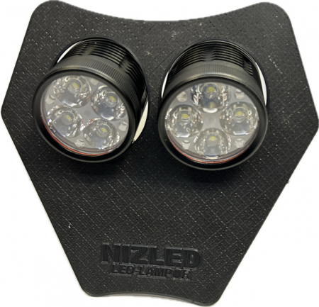 Uchwyt lampy zimna biel KTM 2024-, z 2x NIZLED 72 W R40DRL w grupie Car audio / Oświetlenie LED / Enduro / Co pasuje do mojego motocykla / KTM / 2024- u BRL (871KTM24R40D2)