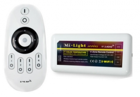NIZLED pilot zdalnego sterowania i skrzynka sterująca/ściemniacz do taśmy LED białej 12 V w grupie Car audio / Oświetlenie LED / Lampy LED / Taśmy LED u BRL (871LEDVITFJARR)