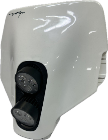 Stark Varg aktywna maska lampy 2xE30 zimna biel, bateria li-ion vapcell 60watt/6ah, biała w grupie Car audio / Oświetlenie LED / Enduro / Co pasuje do mojego motocykla / Stark Varg / 2023- u BRL (871STARKE2306AH)