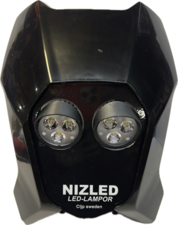 Podwójne światło zimna biel 70 W Triumph 2024-, 2xE306k NIZLED w grupie Car audio / Oświetlenie LED / Enduro / Co pasuje do mojego motocykla / Triumph / 2024- u BRL (871TRIUMPHS24E30F)