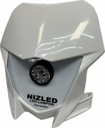 Pojedyncza osłona lampy zimna biel 40 W Yamaha WR 2019-2025, biała, 1xE40F w grupie Car audio / Oświetlenie LED / Enduro / Co pasuje do mojego motocykla / Yamaha / 2019- u BRL (871YAMV19E40F1)