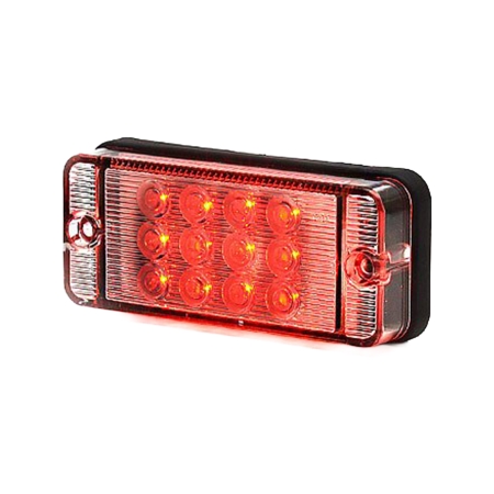 Strands światło przeciwmgielne 12-24V przezroczyste szkło, z homologacją E. w grupie Car audio / Oświetlenie LED / Lampy LED / Tylne światła u BRL (872800270)