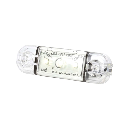 Strands światło pozycyjne białe Slim 3 LED, 9-36V IP68. Z homologacją E. w grupie Car audio / Oświetlenie LED / Lampy LED / Światła pozycyjne u BRL (872800342)