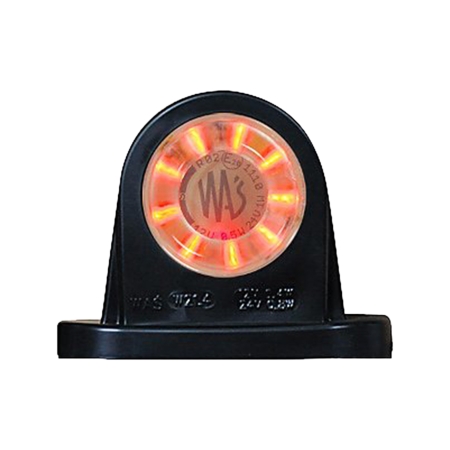 Strands gumowe ramię czerwono/białe LED 12-24V, przezroczyste szkło przód/tył, Z homologacją E. w grupie Car audio / Oświetlenie LED / Lampy LED / Światła pozycyjne u BRL (872800370N)