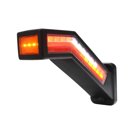 Strands gumowy wysięgnik, lewa, 8-funkcyjne światło pozycyjne w grupie Car audio / Oświetlenie LED / Lampy LED / Światła pozycyjne u BRL (872800563)