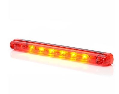 Strands światło stopu, czerwony klosz 237 mm w grupie Car audio / Oświetlenie LED / Lampy LED / Tylne światła u BRL (872800682)