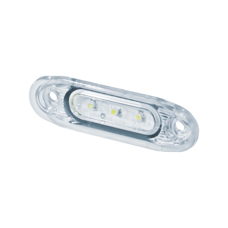 Strands światło pozycyjne Sld białe LED, białe szkło, 79X26Mm, kabel 5 m w grupie Car audio / Oświetlenie LED / Lampy LED / Światła pozycyjne u BRL (872810023)