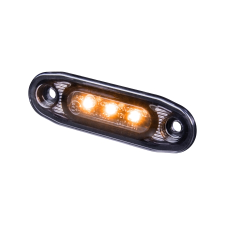Strands Dark Knight Ultra Slim boczne światło obrysowe pomarańczowe LED w grupie Car audio / Oświetlenie LED / Lampy LED / Światła pozycyjne u BRL (872810027)