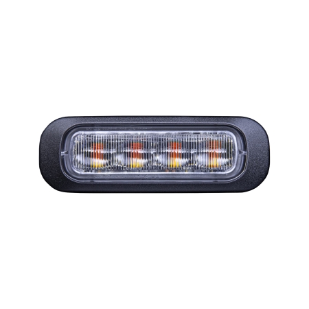 Strands Dark Knight kierunkowe światło błyskowe pomarańczowe 4 LED przezroczysta soczewka w grupie Car audio / Oświetlenie LED / Lampy LED / Światła stroboskopowe u BRL (872850401)