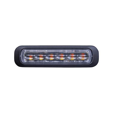 Strands Dark Knight kierunkowe światło błyskowe pomarańczowe 6 LED przezroczysta soczewka w grupie Car audio / Oświetlenie LED / Lampy LED / Światła stroboskopowe u BRL (872850403)