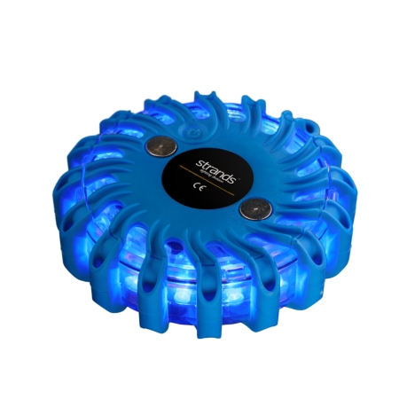 Strands Warnings/Riktat Blixtljus Pucken niebieskie LED, 6-Pack w torbie w grupie Car audio / Oświetlenie LED / Lampy LED / Światła stroboskopowe u BRL (872TD90002B)