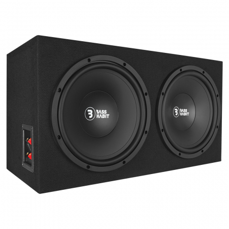 Bass Habit Play PL212, wentylowana skrzynia basowa 2x12 cali w grupie Car audio / Bas / Pasywny subwoofer u BRL (890PL212)