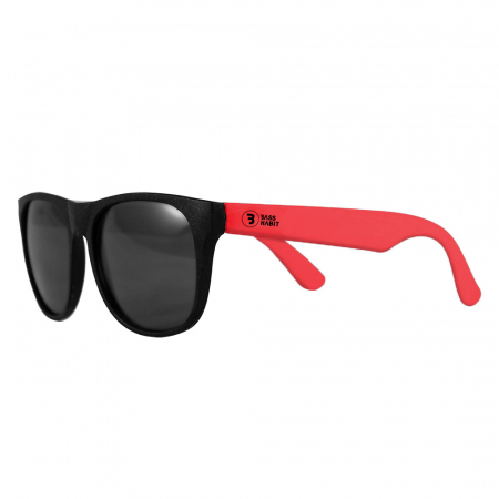 Czerwone i czarne okulary przeciwsłoneczne od Bass Habit w grupie Car audio / Akcesoria / Gadżety u BRL (899EYEWEARBR)
