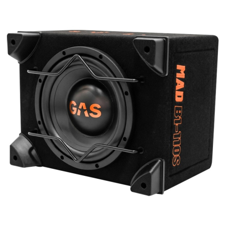 GAS MAD B1-110S, zamknięta obudowa basowa 1x10 cali w grupie Car audio / Bas / Pasywny subwoofer u BRL (900MADB1110S)