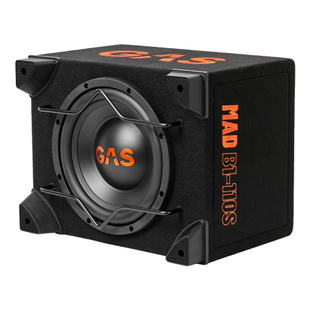 GAS MAD B1-110S, zamknięta obudowa basowa 1x10 cali w grupie Car audio / Bas / Pasywny subwoofer u BRL (900MADB1110S)