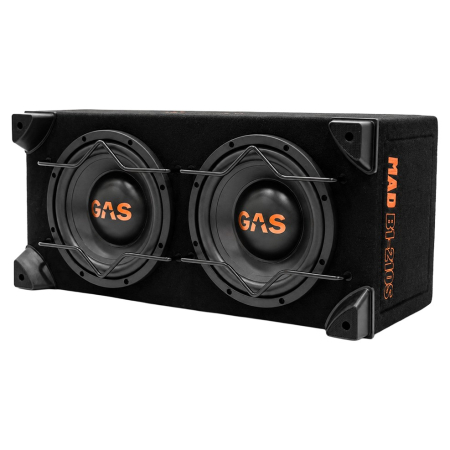 GAS MAD B1-210S, zamknięta obudowa basowa 2x10 cali w grupie Car audio / Bas / Pasywny subwoofer u BRL (900MADB1210S)