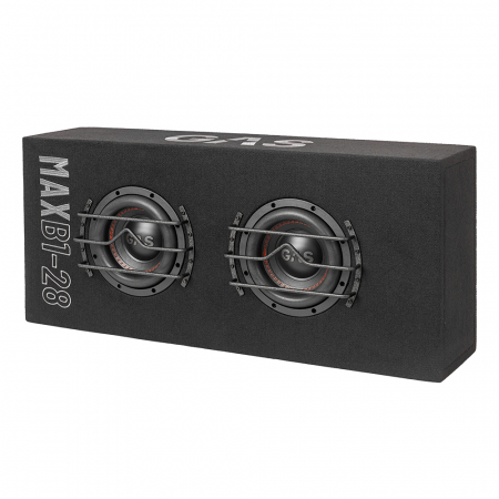 GAS MAX B1-28, naprawdę ciężka obudowa basowa 2x8 cali w grupie Car audio / Bas / Pasywny subwoofer u BRL (900MAXB128)