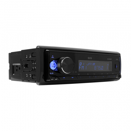 GAS MAX M140-BTX radio samochodowe z Bluetooth, 32-bitowym DSP i 3 parami (4V) wyjść liniowych