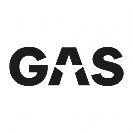 Naklejka GAS 45x15.5cm, czarna w grupie Car audio / Akcesoria / Gadżety u BRL (909LOGOCLB)