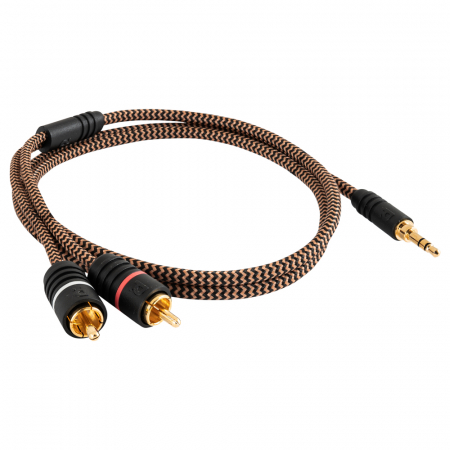 Proson Arctic 3.5mm-2x RCA-męski, 1 metr w grupie Car audio / Smartfon w samochodzie / Akcesoria do telefonów u BRL (991AR352RCA1)