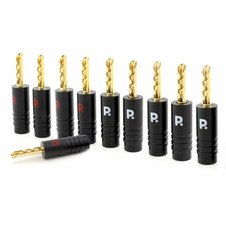 Proson Arctic banankontakt z metalową obudową, 10 szt. w grupie Car audio / Kable / Akcesoria do kabli u BRL (991ARBAN10)