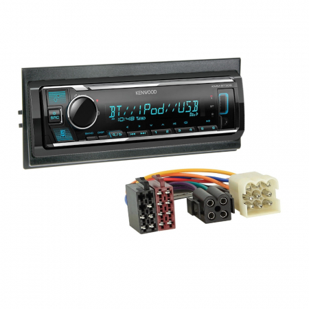Zestaw car audio do Volvo 740/760/940/960, Kenwood KMM-BT309 w grupie Car audio / Co pasuje do mojego samochodu / Volvo / Volvo 940/960 / Volvo 940/960 1991-1998 u BRL (SET740940PKT1)