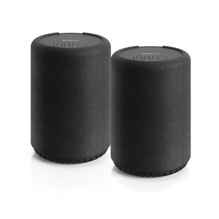 2-pack Audio Pro A10 MKII W, kompaktowy głośnik multiroom z WiFi, czarny w grupie Nowości u BRL (SETA10MKIIWPKT1)