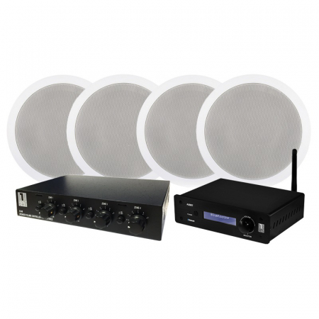 System One A50BT z 2 parami IC820 + przełącznikiem głośników SC4B w grupie Pakiety / Zestawy do domu / Zestawy multiroom u BRL (SETA50PKT19)
