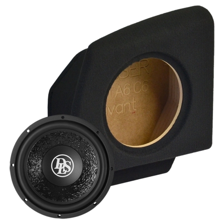 Obudowa basowa z DLS PE10.D2 do Audi A6 Avant 2005-2011 w grupie Car audio / Co pasuje do mojego samochodu / Audi / Audi A6 / Audi A6 2005-2011 / Audi A6 Wymiana głośników u BRL (SETA6AVANTPKT1)