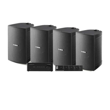 4-pak Yamaha NS-AW294 z wzmacniaczem Tangent Ampster BT III i przełącznikiem głośników, zestaw na zewnątrz w grupie Pakiety / Zestawy do domu / Zestawy multiroom u BRL (SETAMPSTERBTIIIPKT5)