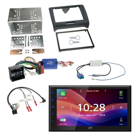 Pakiet car audio JVC KW-M695DBW do Audi TT 2006-2014 w grupie Car audio / Co pasuje do mojego samochodu / Audi / Audi TT / Audi TT 2006-2014 u BRL (SETAUDIPKT12)