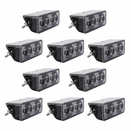 10-pak NIZLED B24RF, kątowe 13 cm tylne-/robocze światło, 24W, pakiet świateł roboczych w grupie Car audio / Oświetlenie LED / Lampy LED / Oświetlenie robocze u BRL (SETB24RFX10)
