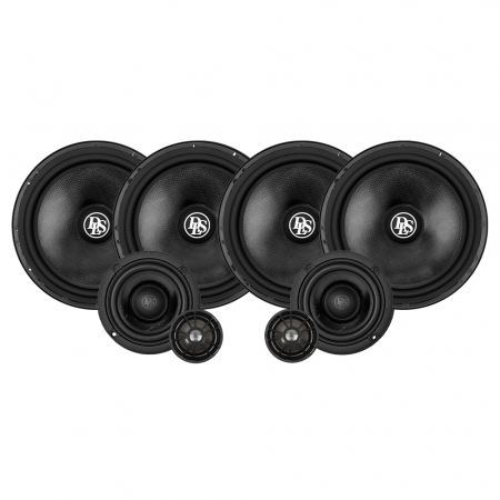 DLS Cruise i Reference, dobrze grający 3-drożny zestaw 6.5-calowy z podwójnymi głośnikami średnio-niskotonowymi w grupie Car audio / Głośniki samochodowe / Zestawy komponentowe u BRL (SETCRUISEPKT4)