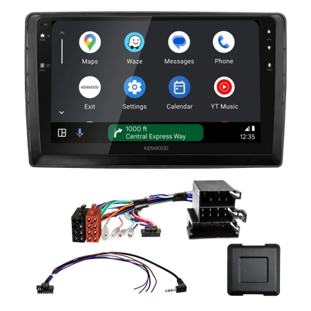 Zestaw car audio Kenwood DMX80AXS do Citroën Nemo, Peugeot Bipper, Fiat Fiorino/Qubo w grupie Car audio / Co pasuje do mojego samochodu / Fiat / Qubo / Qubo 2008-2016 u BRL (SETDMX80CT8PKT1)