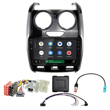Zestaw car audio Kenwood DMX80AXS do Dacia Duster HS Facelift 2014-2018 w grupie Car audio / Co pasuje do mojego samochodu / Dacia / Duster / Duster 2010-2017 u BRL (SETDMX80DC1PKT1)