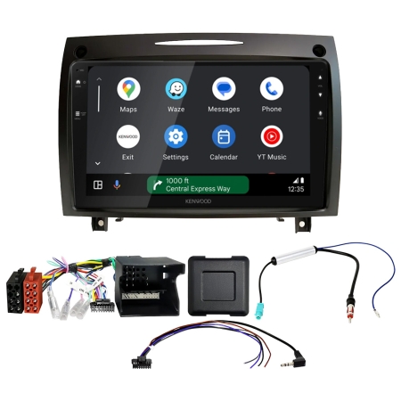Zestaw car audio Kenwood DMX80AXS do Mercedes SLK R171 2008-2011 w grupie Car audio / Co pasuje do mojego samochodu / Mercedes / SLK-klasa / SLK-klasa 2005-2011 u BRL (SETDMX80MC10PKT1)